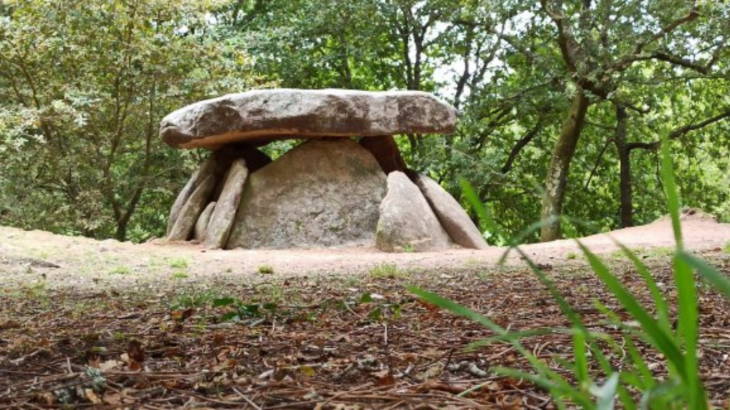 dolmen en galicia rodeadode robles